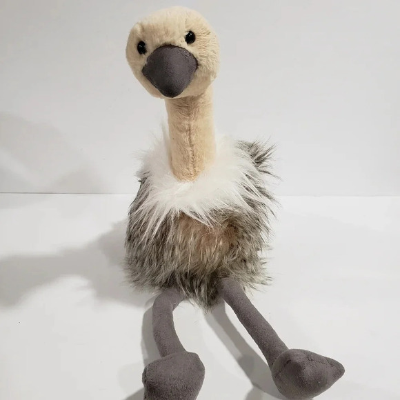 Lux Boutique by Aurora Sadira Ostrich Soft Plush Bird 13". - Picture 2 of 7